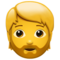 Person- Beard emoji on Apple
